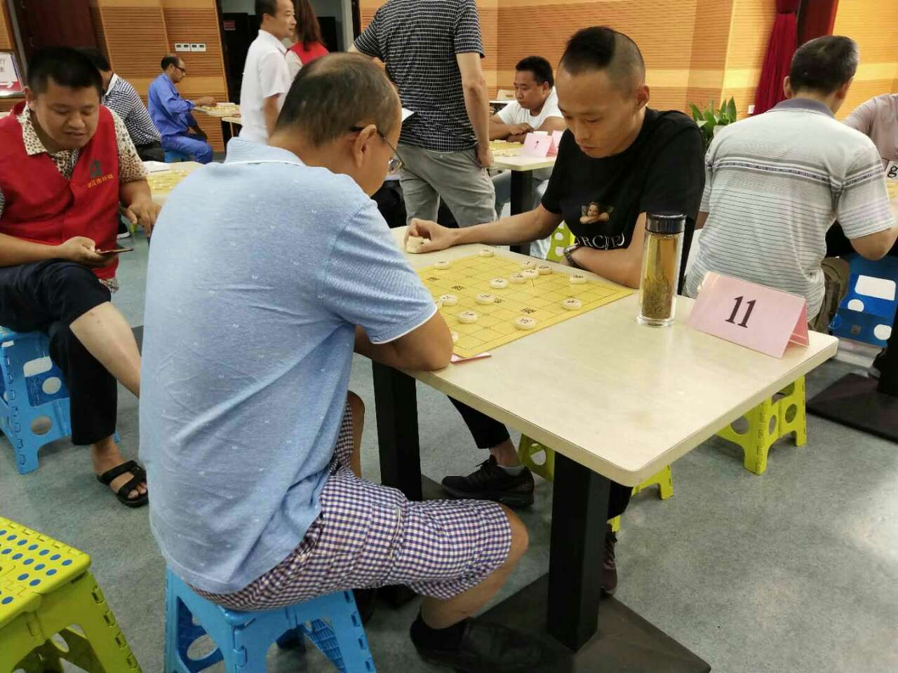 靖江残疾人联合会举行第七届残疾人象棋比赛